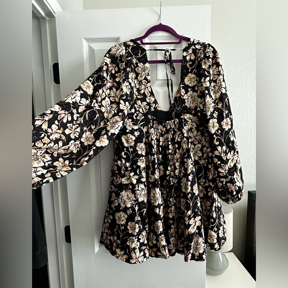 Free People Melia Printed Mini Dress